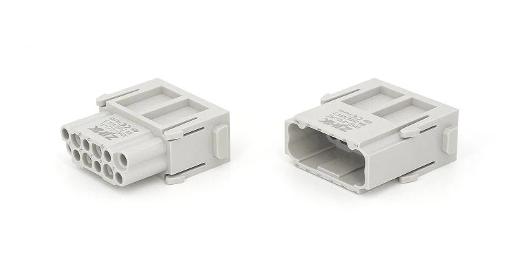 10A 12 Pin modul Kombinované Krimpované vložky